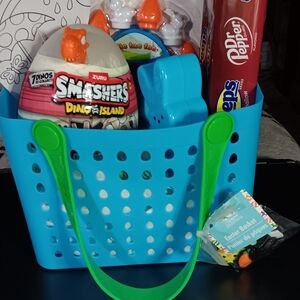 Seasonal Collection Faux Bogg Easter Bag Blue With Peep&Toys